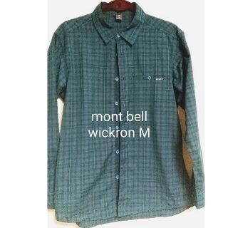 モンベル(mont bell)のWIC.ライト シングルポケット ロングスリーブシャツ　ブルーブラック(シャツ)