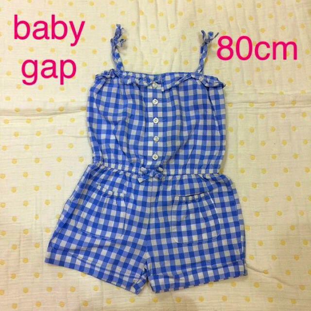 babyGAP(ベビーギャップ)のベビーギャップ サロペット オールインワン　80cm キッズ/ベビー/マタニティのベビー服(~85cm)(パンツ)の商品写真