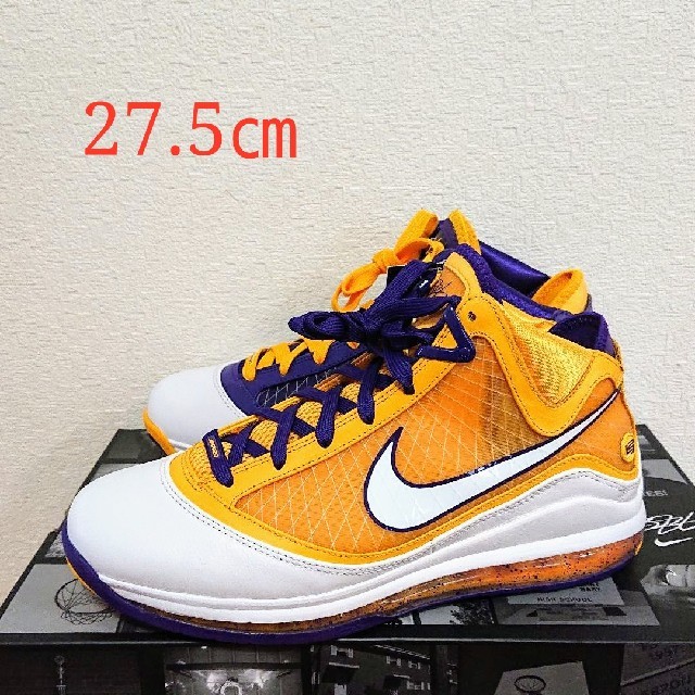 新品未使用]NIKE LEBRON 7 LAKERS レブロン 7 レイカーズ-