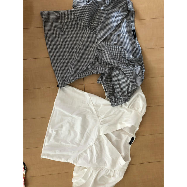 ZARA(ザラ)のbasement ブラウス　今期　2枚セット レディースのトップス(シャツ/ブラウス(長袖/七分))の商品写真