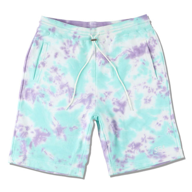 SEA(シー)のウィンダンシー　WDS TIE-DYE SWEAT SHORTS メンズのパンツ(ショートパンツ)の商品写真