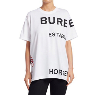 バーバリー(BURBERRY)の【新品】BURBERRY バーバリー 20SS ロゴプリントＴシャツ XS(Tシャツ(半袖/袖なし))