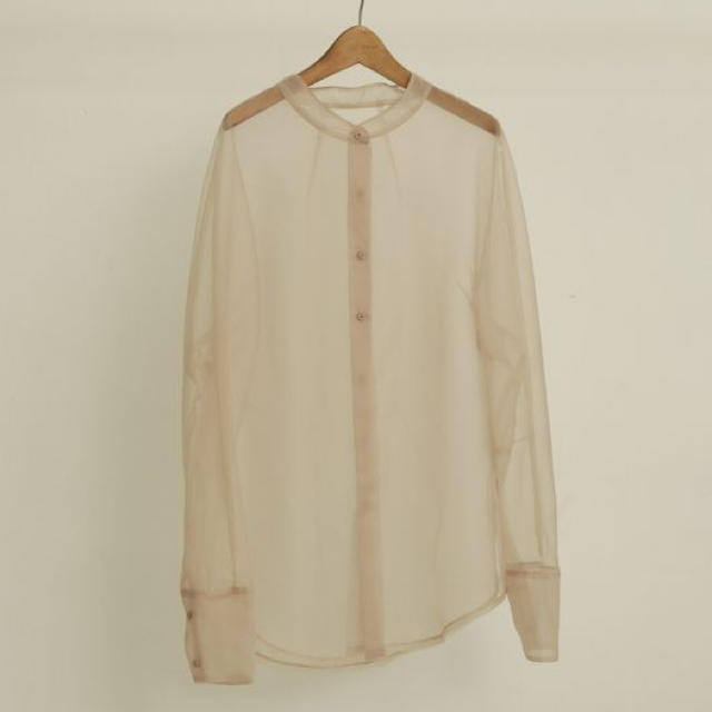 【Todayful】organdy sheer shirt