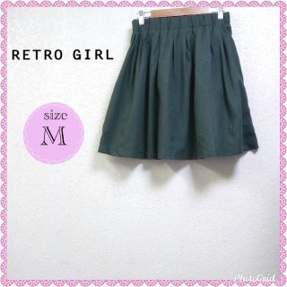 レトロガール(RETRO GIRL)の【新品未使用】レトロガール グリーンミニスカート Msize(ミニスカート)