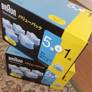 ブラウン(BRAUN)の新品　未開封　ブラウン洗浄液　カートリッジ　交換用　12個(浄水機)