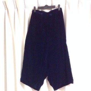 コムデギャルソン(COMME des GARCONS)の値下げ‼︎ギャルソン☆ベロアサルエル(カジュアルパンツ)