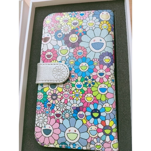 村上隆　手帳型スマホケース【Flower Flip Case】Ｍサイズ お花柄