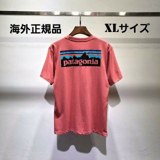 パタゴニア(patagonia)の夏物10%offセール　patagonia　半袖Tシャツ　ピンク　XLサイズ(Tシャツ/カットソー(半袖/袖なし))