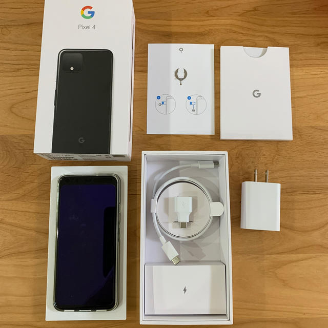 Google pixel 4  64G  Just Black  標準セット