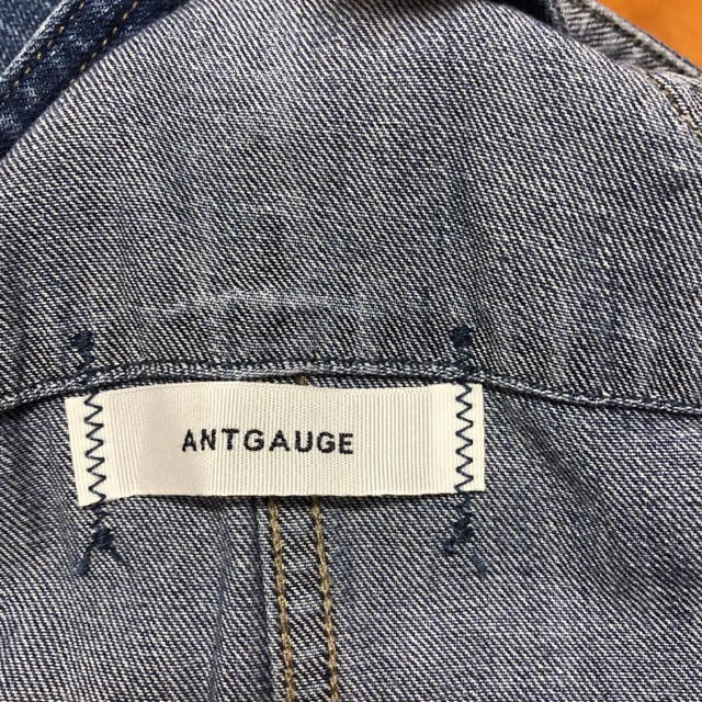 Antgauge(アントゲージ)の美品【アントゲージ】(S)サロペット　オーバーオール　デニム　インディゴブルー レディースのパンツ(サロペット/オーバーオール)の商品写真