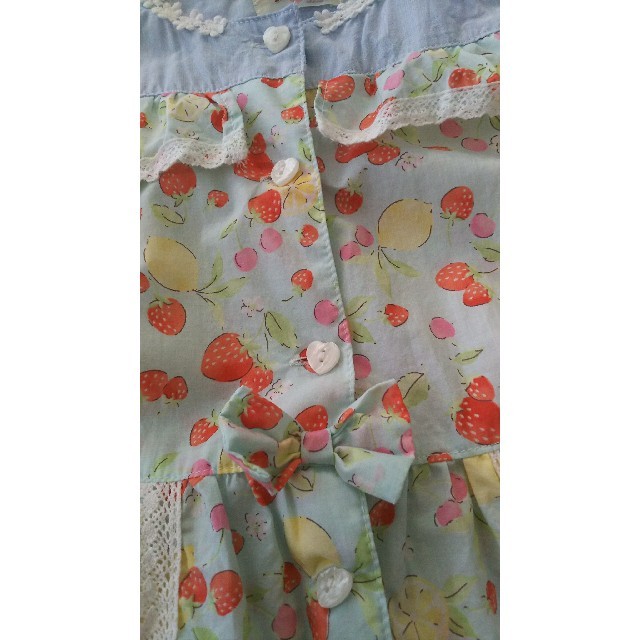 Souris(スーリー)の一回着用 スーリー ワンピース 120 キッズ/ベビー/マタニティのキッズ服女の子用(90cm~)(ワンピース)の商品写真