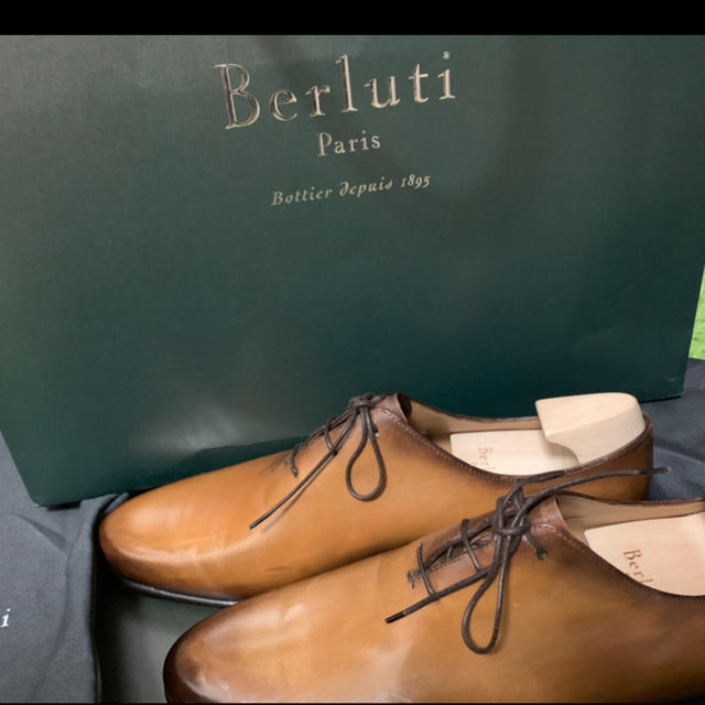 BERLUTI ベルルッティ ラピエセルプリゼ カリグラフィ サイズ8 1/2