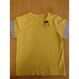 ファミリア(familiar)のファミリア カットソー 140cm イエロー(Tシャツ/カットソー)