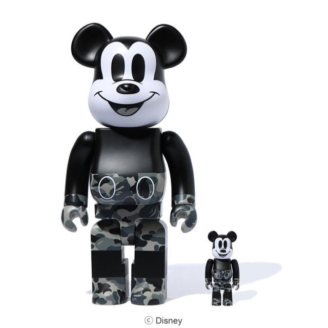 BE@RBRICK BAPE MICKEY ミッキー 100％ & 400％