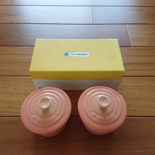 ルクルーゼ(LE CREUSET)のル・クルーゼ ラムカン＊ミニココット 2個セット(食器)