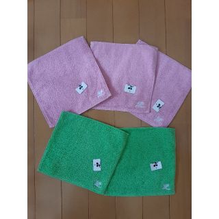 クレージュ(Courreges)のりこまる様専用　新品　クレージュ　ハンカチタオル　5枚セット(ハンカチ)