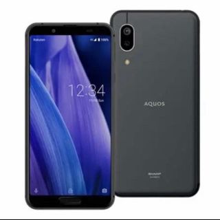 アクオス(AQUOS)の【新品未開封】AQUOS sense3 lite ブラック(スマートフォン本体)