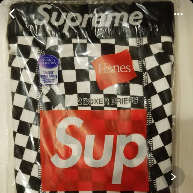 supreme hanes Checker boxer brief1枚