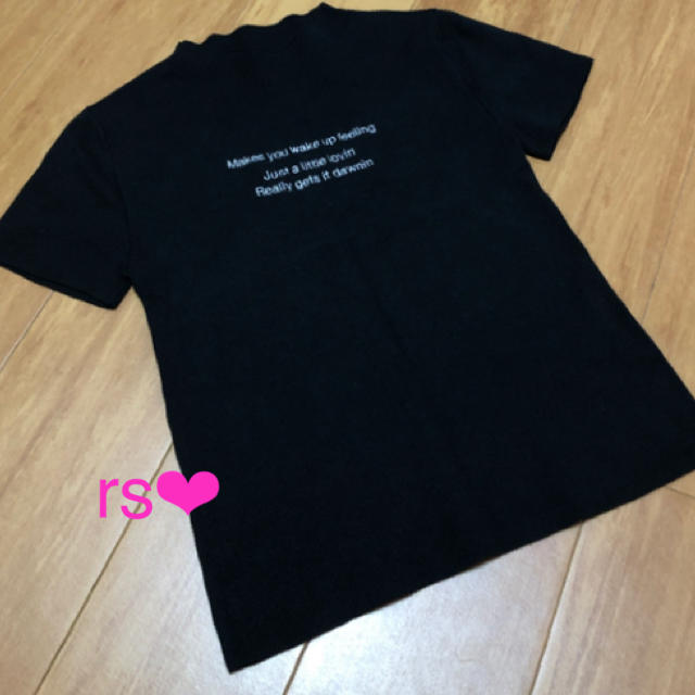 rienda(リエンダ)の新品❤️rienda message logos Knit Tee レディースのトップス(カットソー(半袖/袖なし))の商品写真