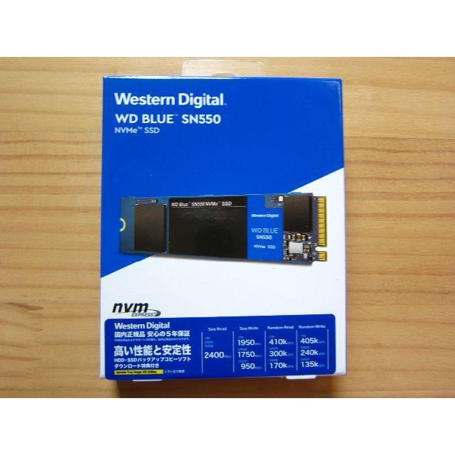新品未開封 WD Blue SN550 WDS100T2B0C 1TB