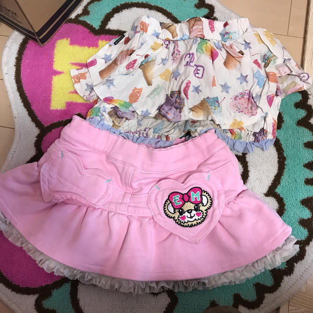 EARTHMAGIC(アースマジック)のアースマジック せっと キッズ/ベビー/マタニティのキッズ服女の子用(90cm~)(スカート)の商品写真