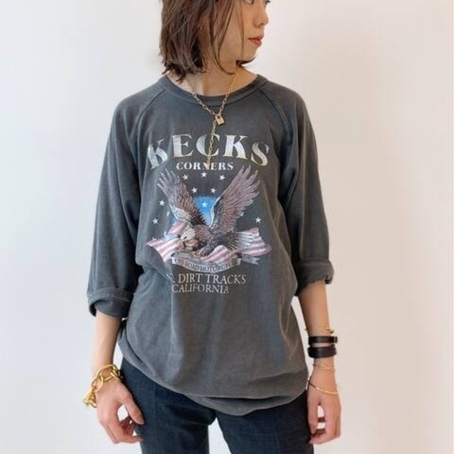 DEUXIEME CLASSE(ドゥーズィエムクラス)の【GOOD ROCK SPEED/グッドロックスピード】Kecks Tシャツ レディースのトップス(Tシャツ(長袖/七分))の商品写真