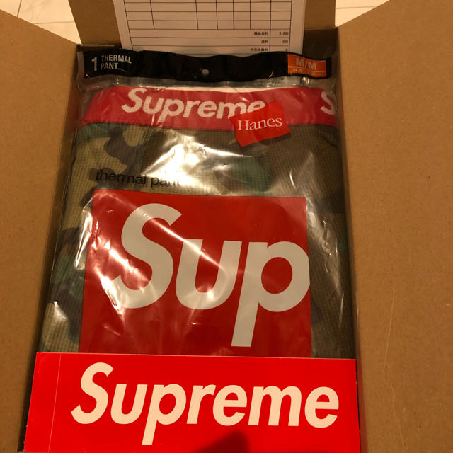 Supreme(シュプリーム)のsupreme hanes thermal pants メンズのパンツ(その他)の商品写真