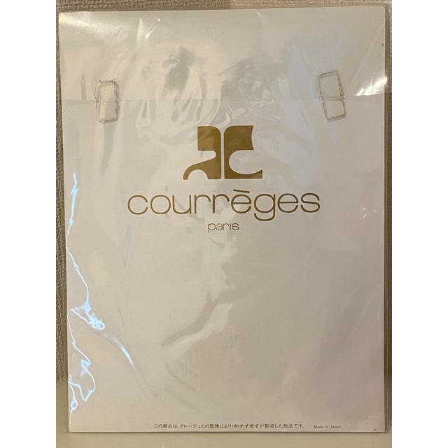 Courreges(クレージュ)のクレージュ　きらきらロゴ入り　ストッキング レディースのレッグウェア(タイツ/ストッキング)の商品写真