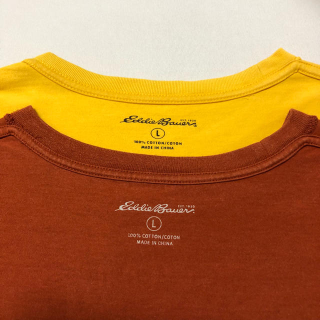 Eddie Bauer(エディーバウアー)のo.c様専用  Eddie Bauer エディ.バウアー Tシャツ 2点 L メンズのトップス(シャツ)の商品写真