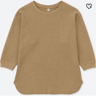 ユニクロ(UNIQLO)のユニクロ UNIQLO ワッフルクルーネックT(カットソー(長袖/七分))