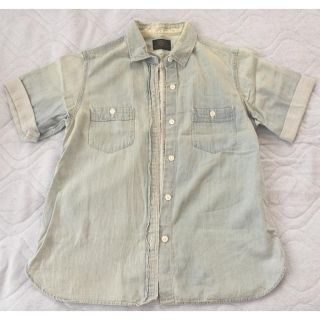 アメリカンラグシー(AMERICAN RAG CIE)のAMERICAN RAG CIE 半袖シャツ デニムシャツ 羽織り 美品(シャツ/ブラウス(長袖/七分))