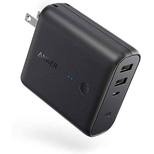 ANKER POWERCORE FUSION 5000 BLACK スマホ/家電/カメラのスマートフォン/携帯電話(バッテリー/充電器)の商品写真