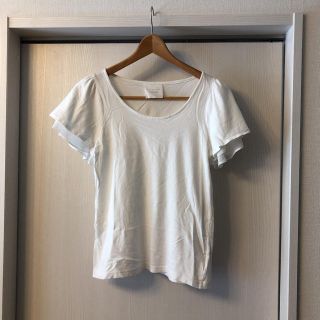 レイビームス(Ray BEAMS)のRAY BEAMS フリル袖Tシャツ　カットソー トップス(カットソー(半袖/袖なし))