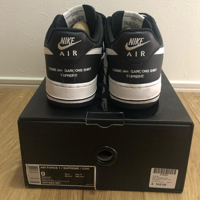 1点限り✨ NIKE AIR FORCE 1/SUPREME/CDG 27cm スニーカー tripkicks.com