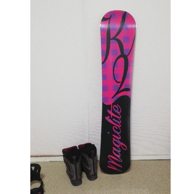 K2(ケーツー)のスノーボード板 ビンディング ブーツ 3点セット スポーツ/アウトドアのスノーボード(ボード)の商品写真