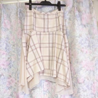 スコットクラブ(SCOT CLUB)の【mii様専用】チェックとシフォンのイレヘムスカート(ロングスカート)