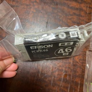 エプソン(EPSON)のエプソン純正インク46(サッカーボール) 　ブラックのみ(オフィス用品一般)