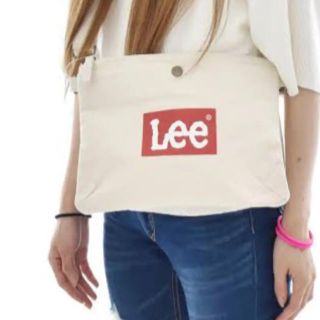 リー(Lee)のLeeショルダーバッグ　赤(ショルダーバッグ)