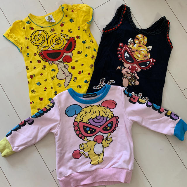 HYSTERIC MINI(ヒステリックミニ)のヒスミニセット キッズ/ベビー/マタニティのキッズ服女の子用(90cm~)(Tシャツ/カットソー)の商品写真