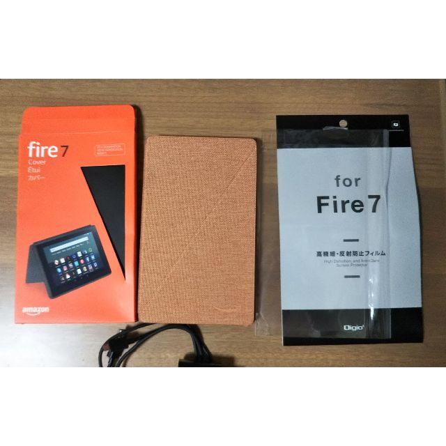 Fire 7 タブレット(第9世代) 16GB、カバー・フィルム付き