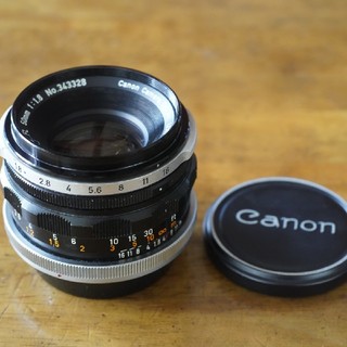 キヤノン(Canon)のキャノンFL50F1.8前期型(レンズ(単焦点))