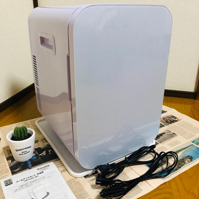 カラー未使用に近い 20L クールアンドホット 冷温庫 ポータブル冷温庫 ミニ冷温庫