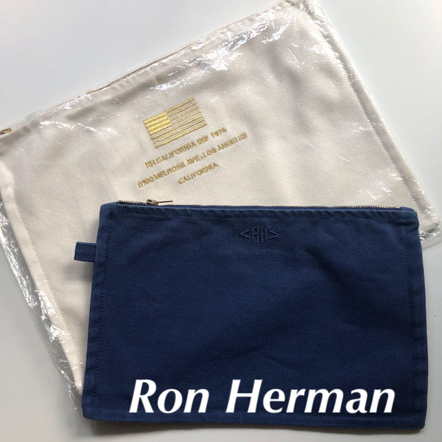 Ron Herman(ロンハーマン)のRon Herman ポーチ　新品＆中古品 レディースのバッグ(クラッチバッグ)の商品写真