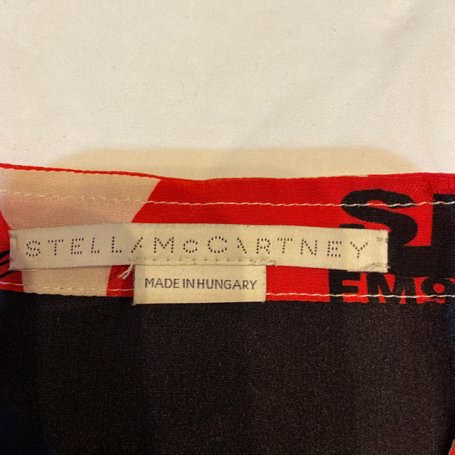 Stella McCartney(ステラマッカートニー)のステラマッカートニー　ノーカラーシルクブラウス レディースのトップス(シャツ/ブラウス(長袖/七分))の商品写真