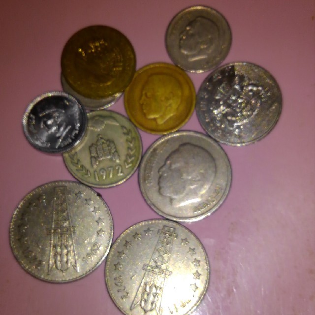 国名不明硬貨×10枚 エンタメ/ホビーの美術品/アンティーク(貨幣)の商品写真