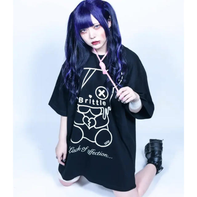 BRITTLE 愛情不足 BIG  Tシャツ　新品未開封　黒魅らら　モノクローン