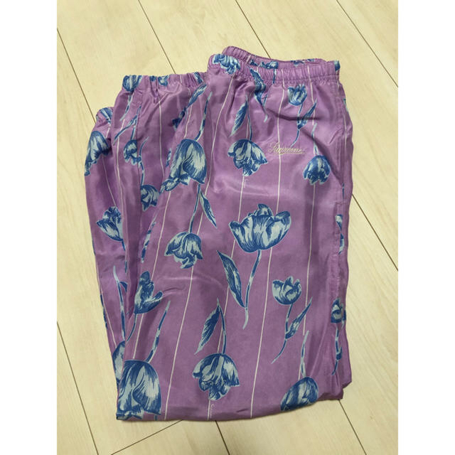 supreme silk floral pants