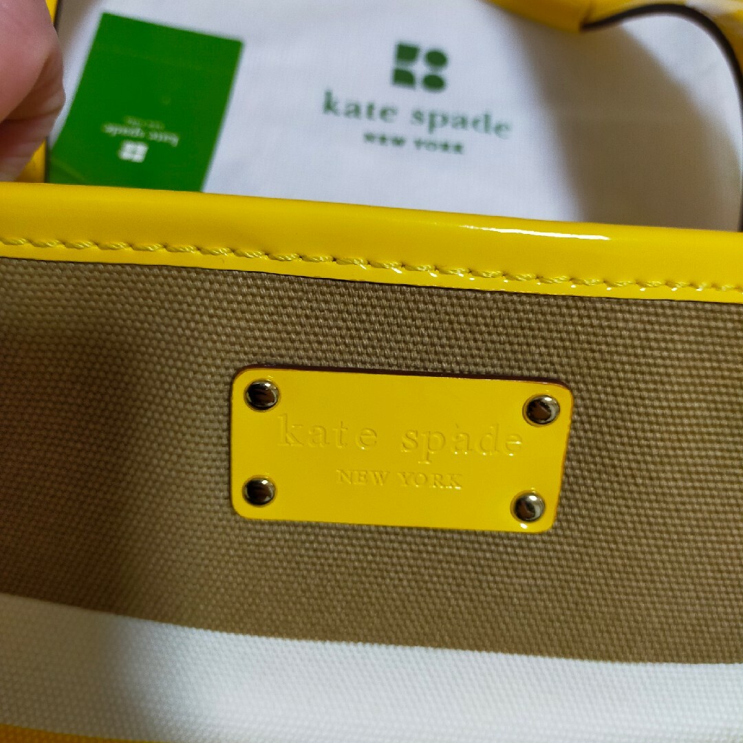 kate spade new york(ケイトスペードニューヨーク)の【新品】Kate Spade ケイトスペード　トートバッグ(イエロー) レディースのバッグ(トートバッグ)の商品写真