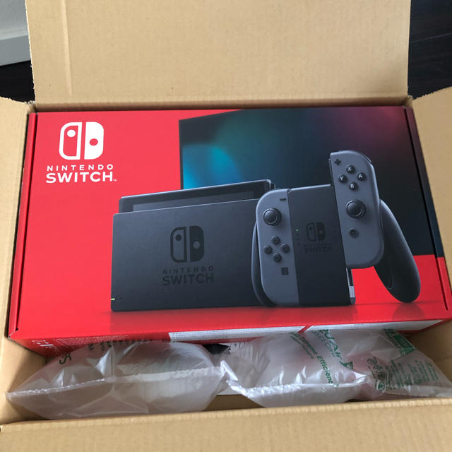 (新品•未使用)Nintendo Switch グレー＆ブラック