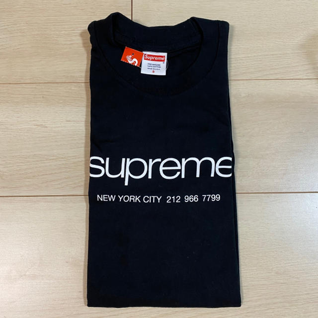 supreme shop Tee 白黒 S